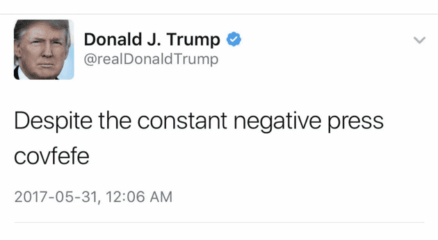 wtf is Covfefe